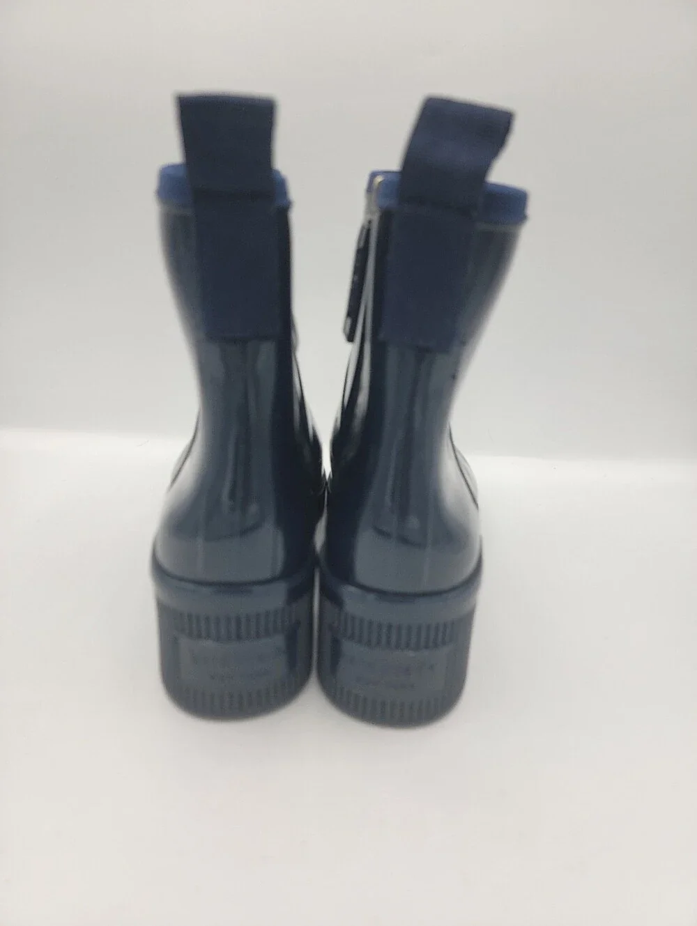 kate spade Glossy Navy Patent Ankle Booties